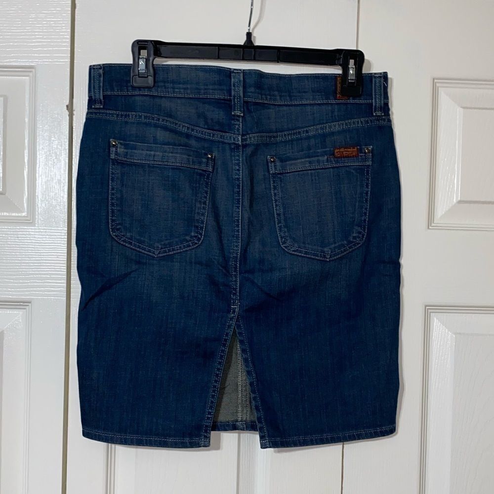 7 for all mankind randee jean skirt - Picture 3 of 9